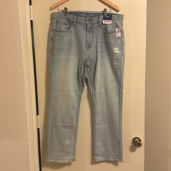 Men’s Old Navy 36x30 Blue Jeans Straight NWT - Picture 3 of 6